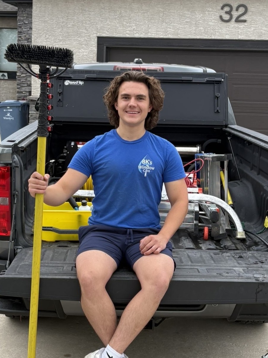 Brayden Kavitch, founder of BK's Window Care